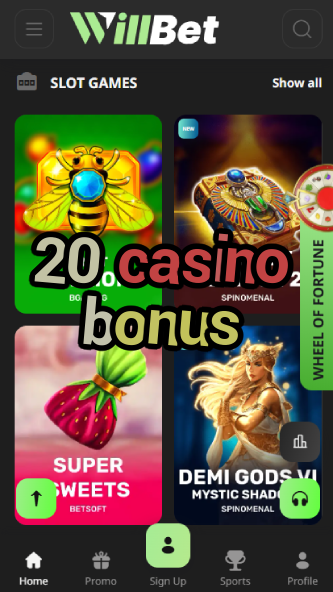 20 Casino Bonus - Best 20% Deposit Bonus-www.bdqngd.com